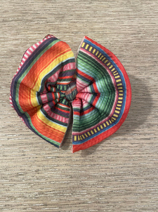 Serape nylon bow🧡
