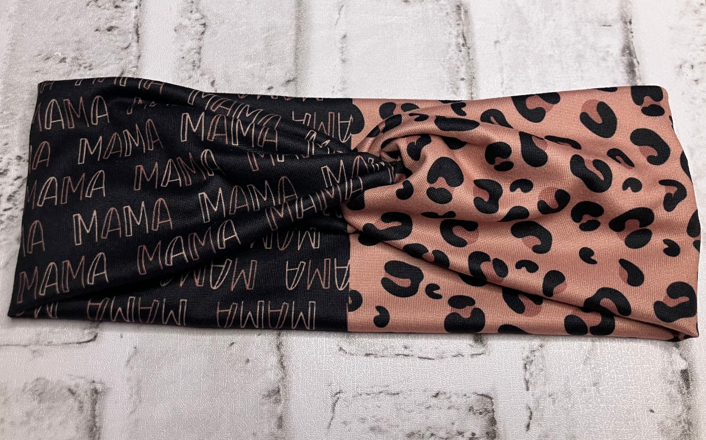 Mama leopard adult headbands