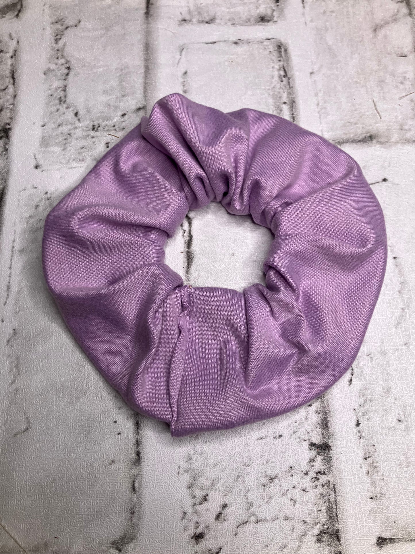 Light purple scrunchies