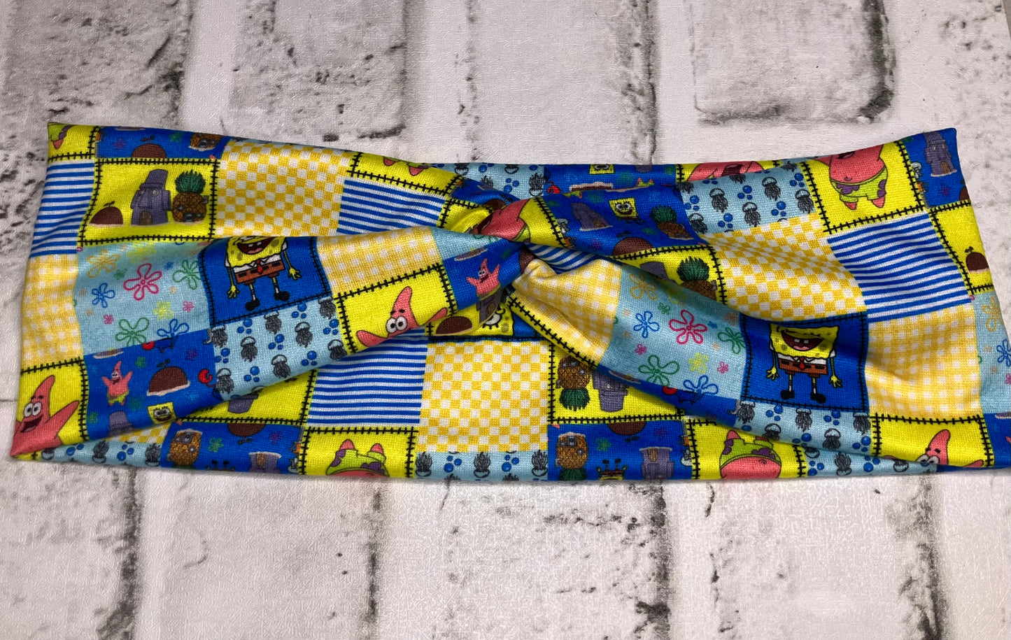 Sponge guy child headbands