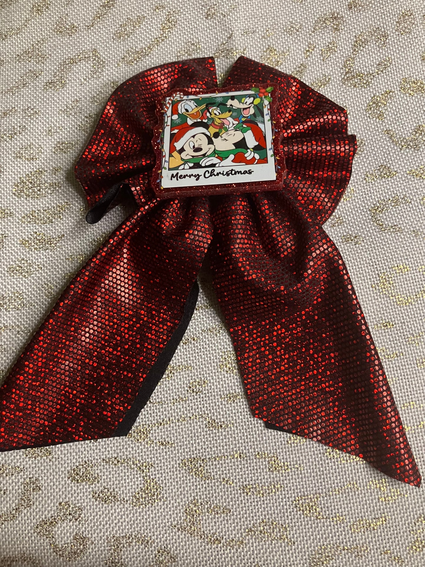 Red mouse sailor bow