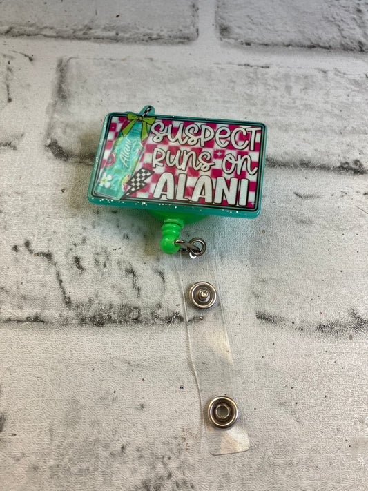 Alani badge reel