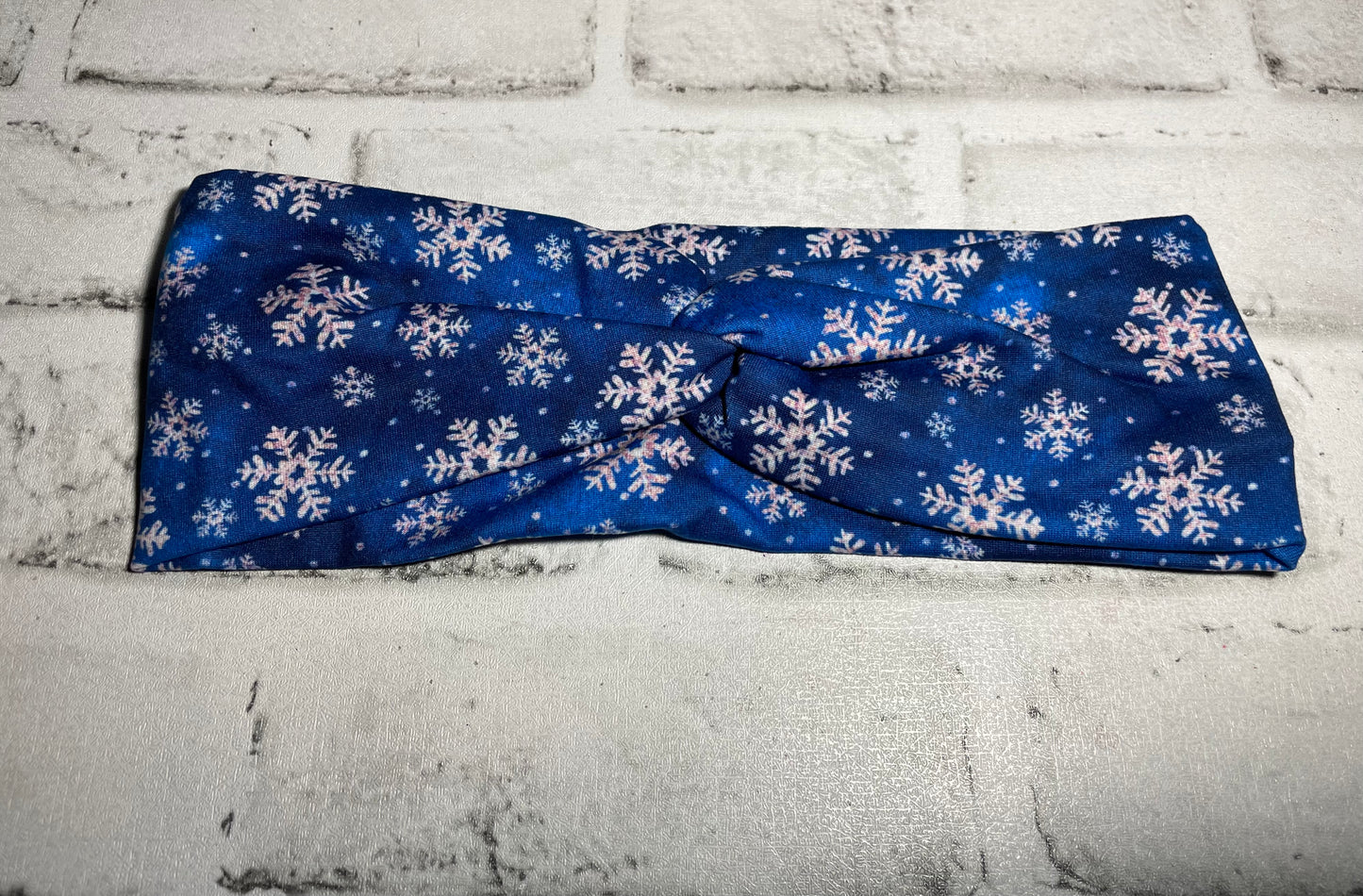 Blue snowflake child headband