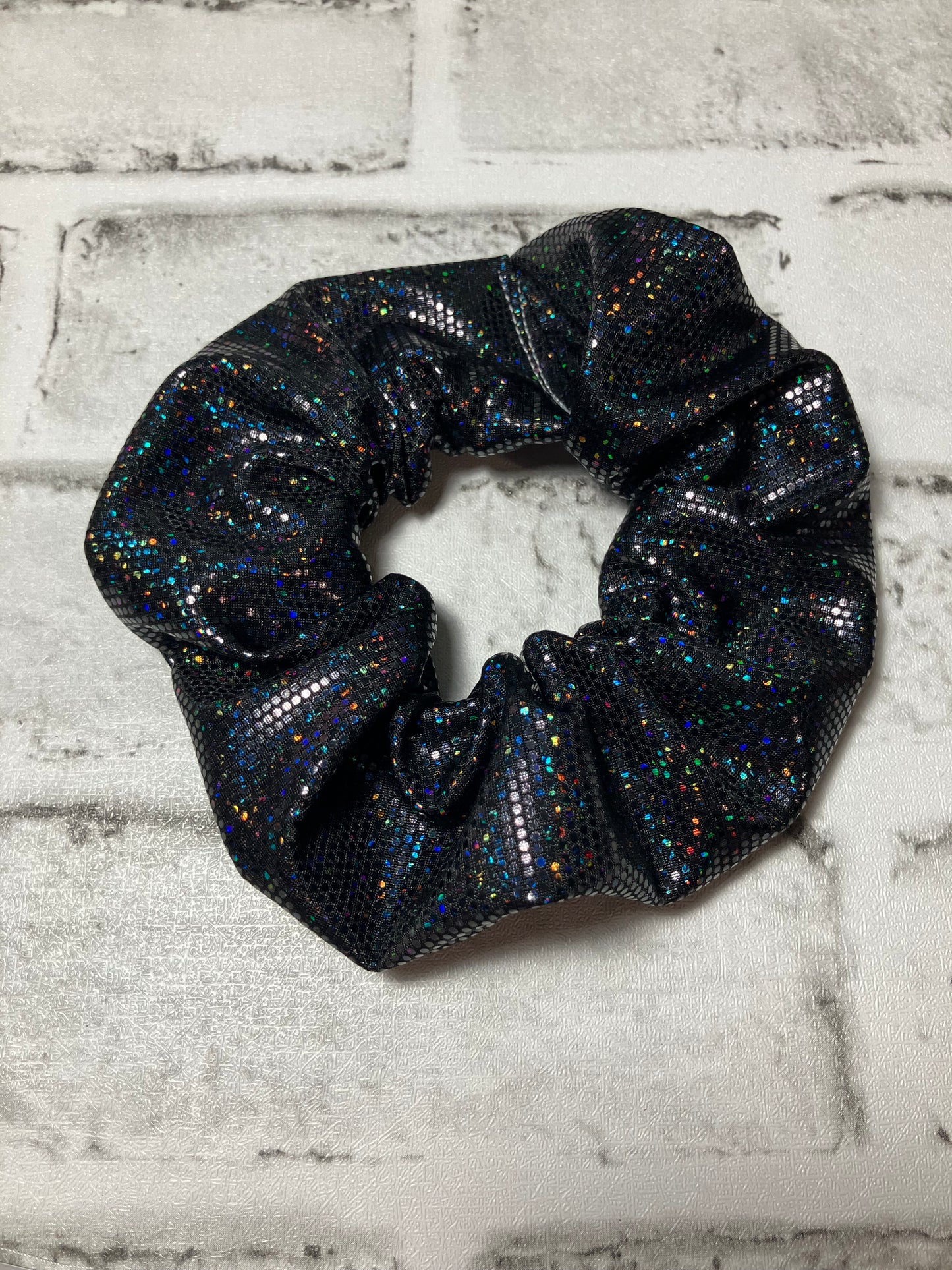 Holographic black scrunchies