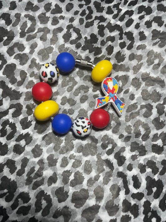 Autism tumbler charm