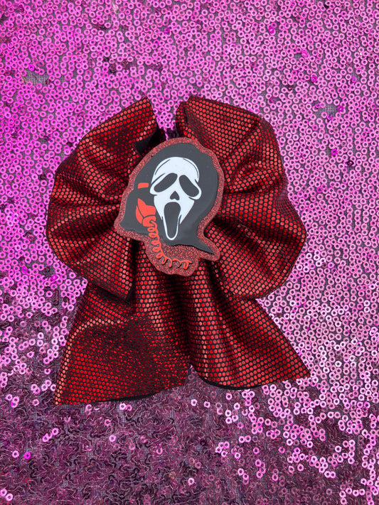 Red Ghostface sailor bow