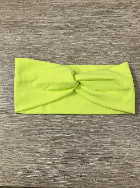 Caution yellow child headbands