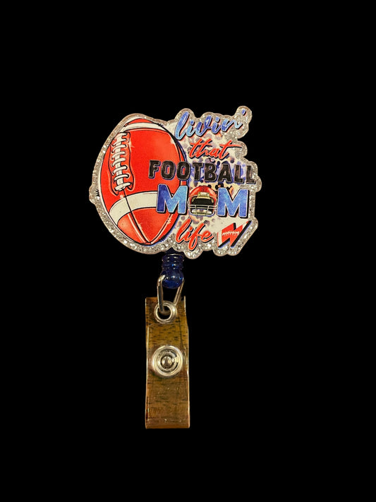 Lovin that football mom life badge reel💚