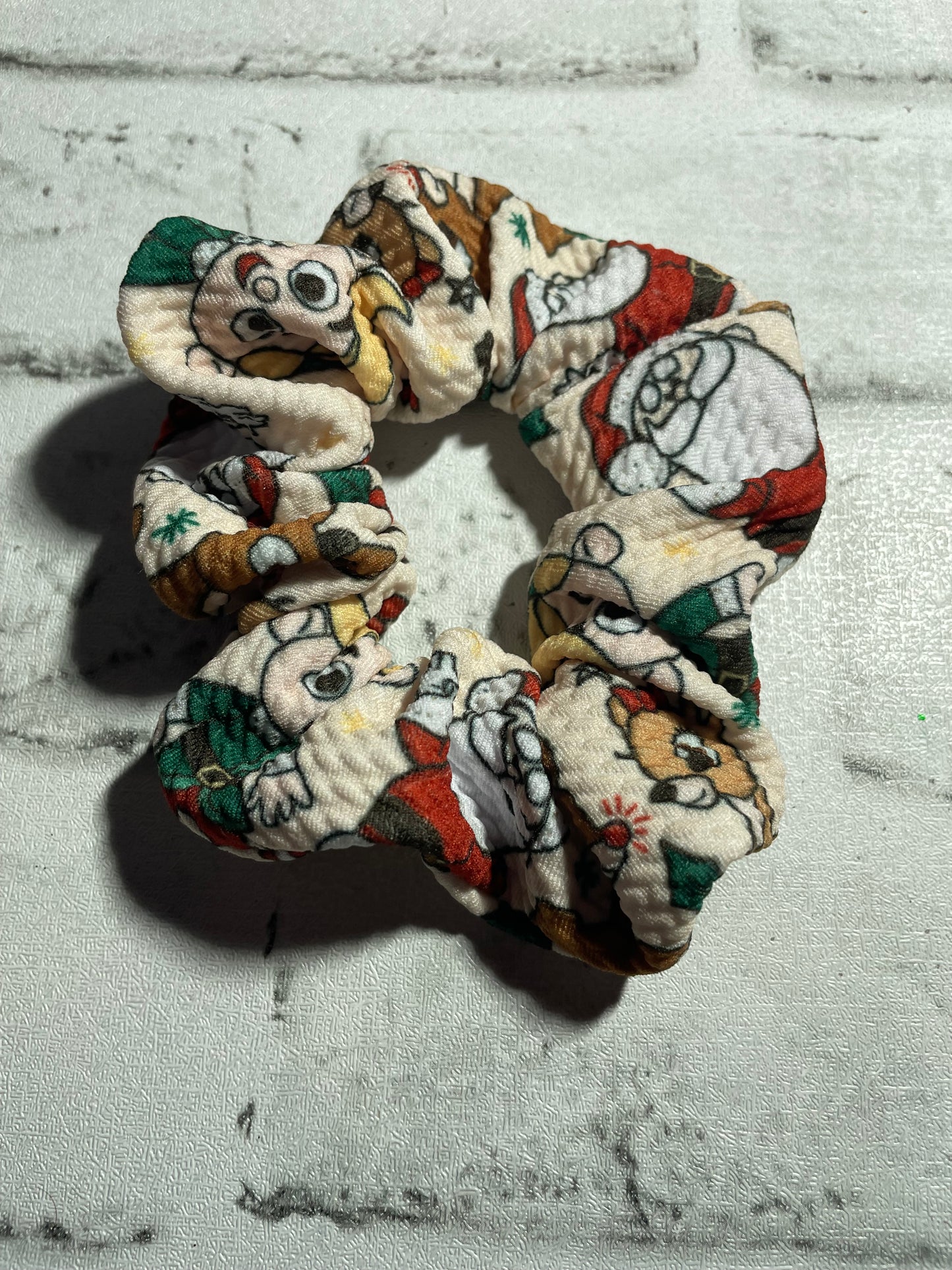 Rudolph and friends scrunchies