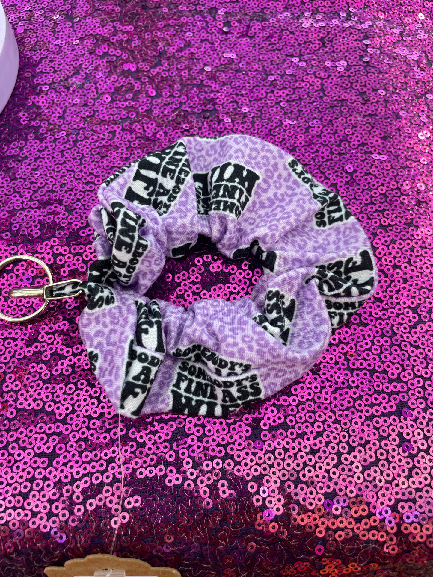 Somebody’s fine ass ex wife Scrunchie keychain