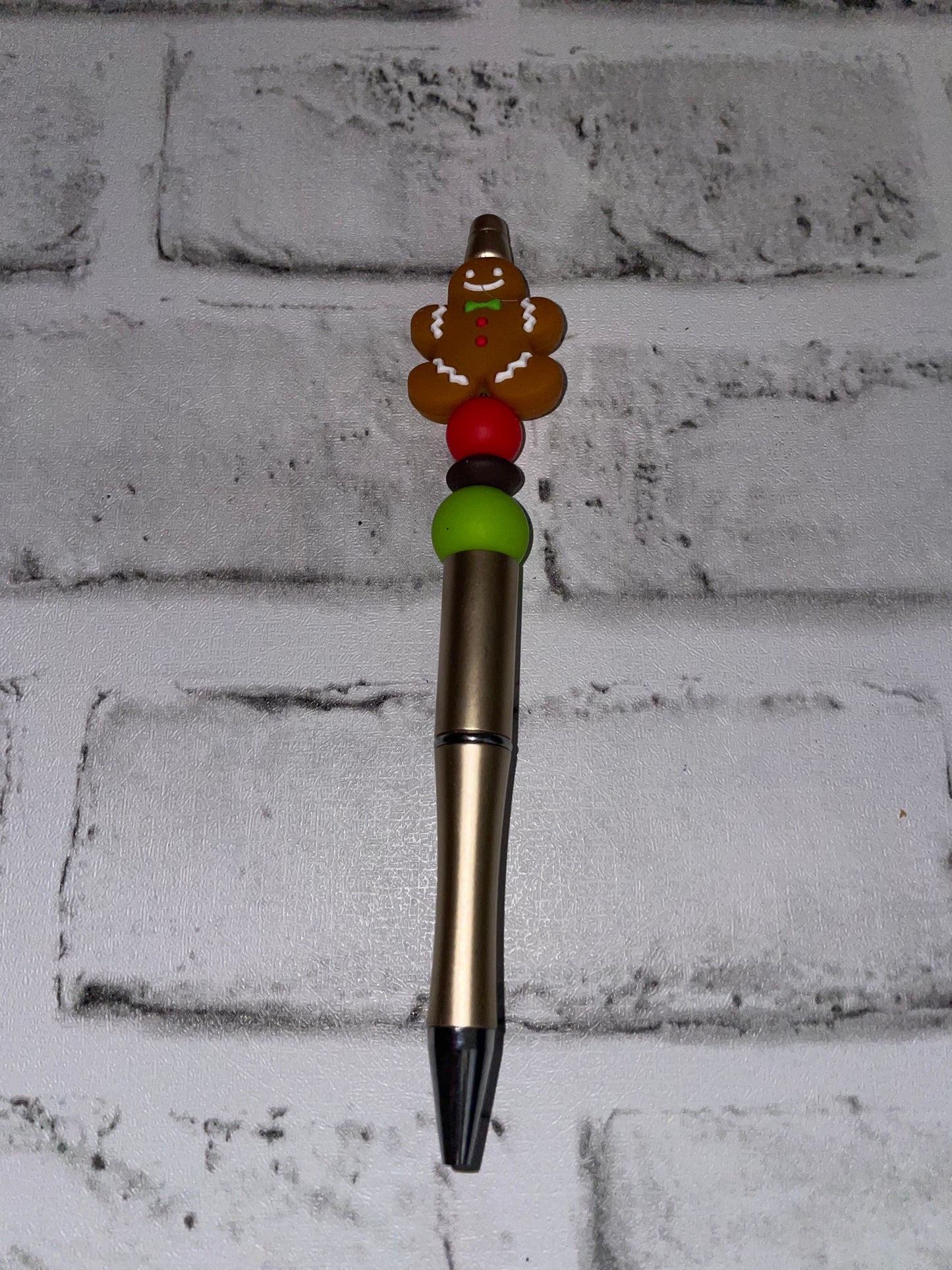 Gingerbread man pen