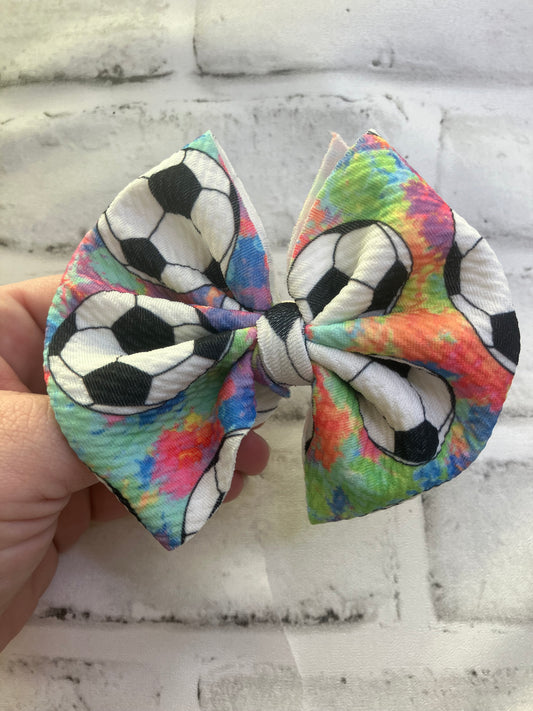 Soccer clip bow