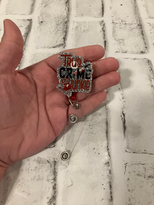 True crime junkie badge reel