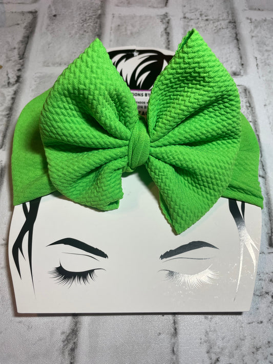 Lime green newborn wrap