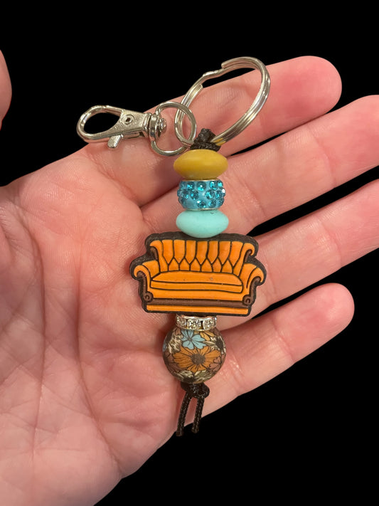 Friends couch keychains