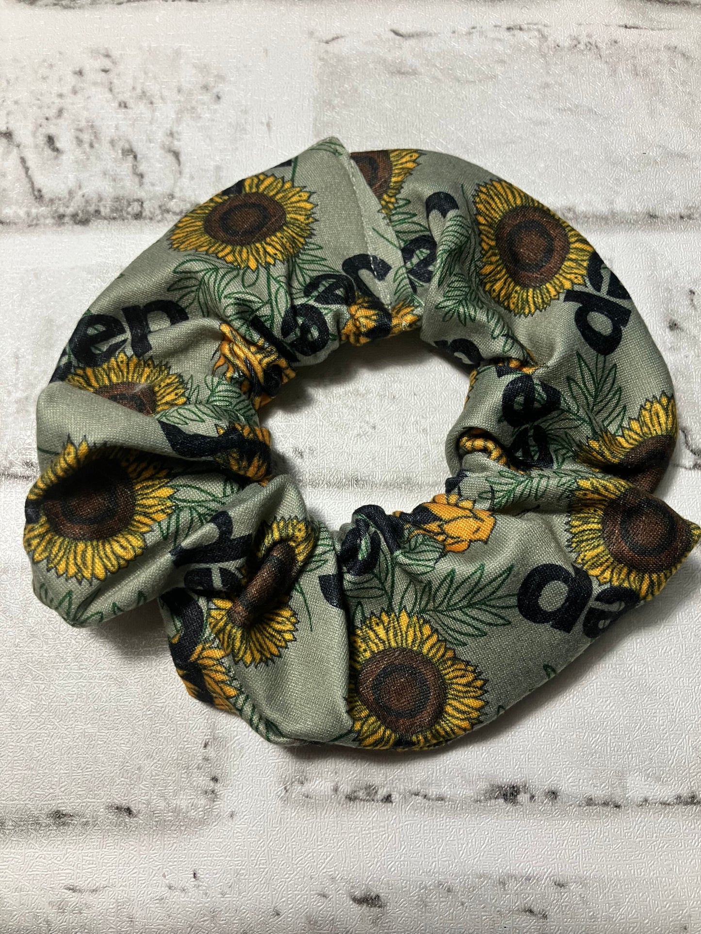 Sunflower off-road scrunchies