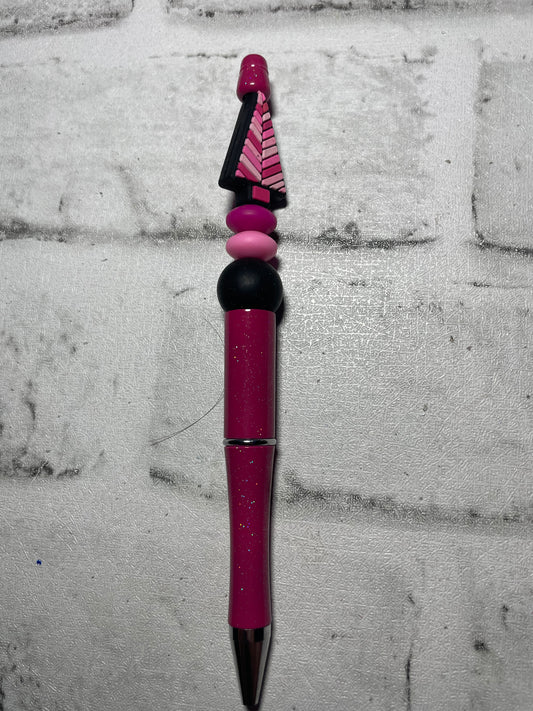 Pink tree pen