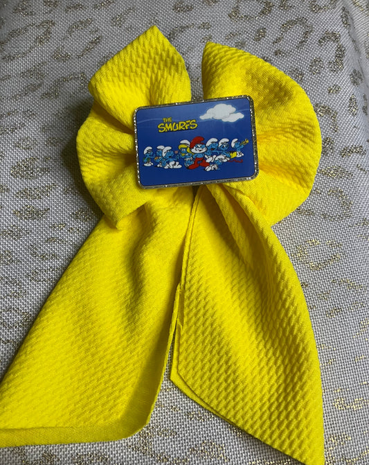 Yellow blue people sailor bows