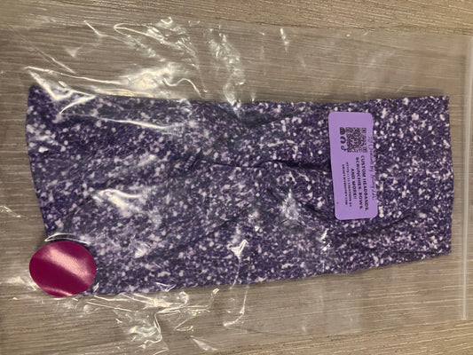 Purple glitter child headbands