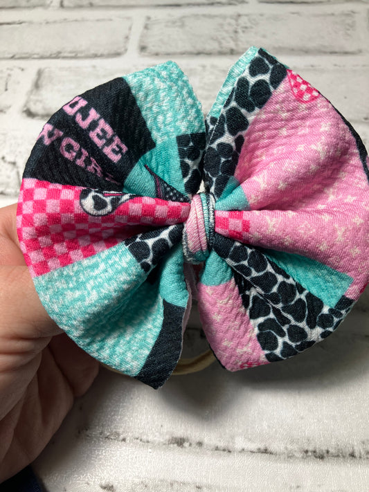 Boujee cowgirl clip bows