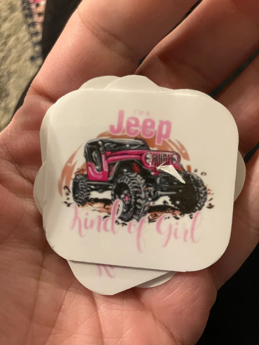 Off road kind of girl stickers