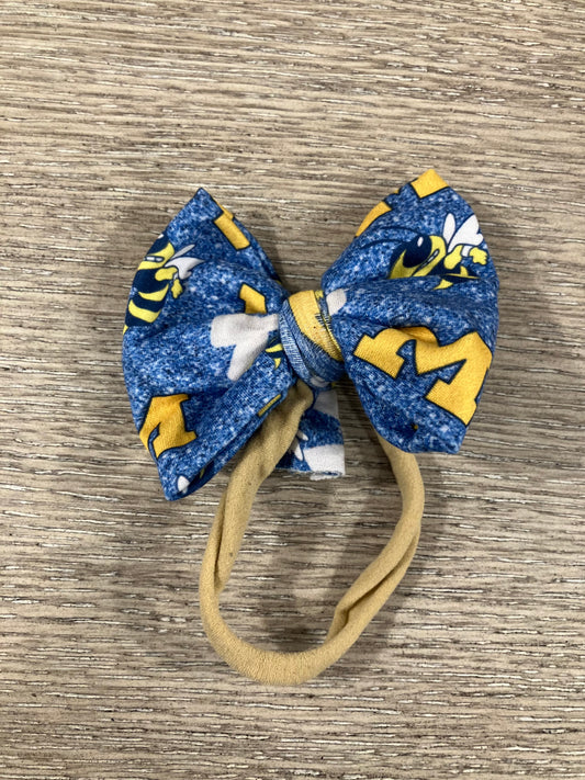 Mitchell bluejackets nylon bows