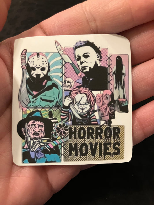Horror movies stickers