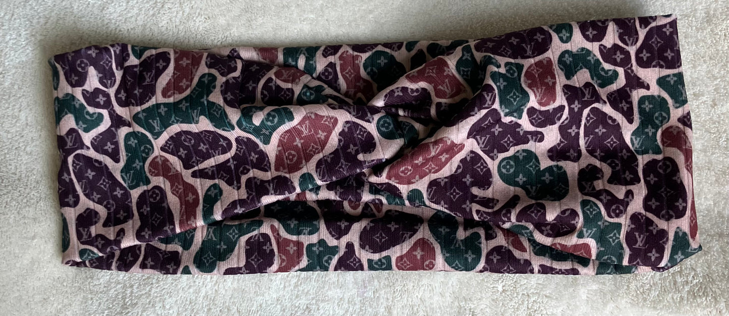 Duck camo high end adult headbands