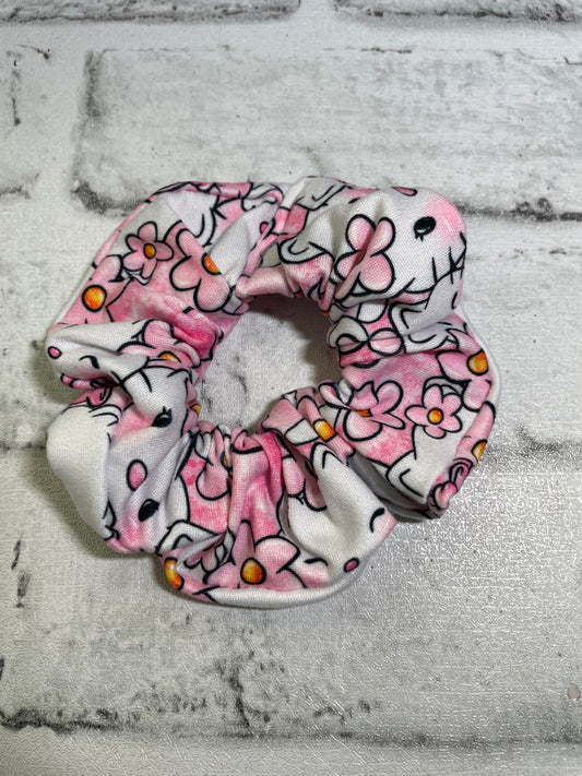 Pink kitty scrunchies🖤
