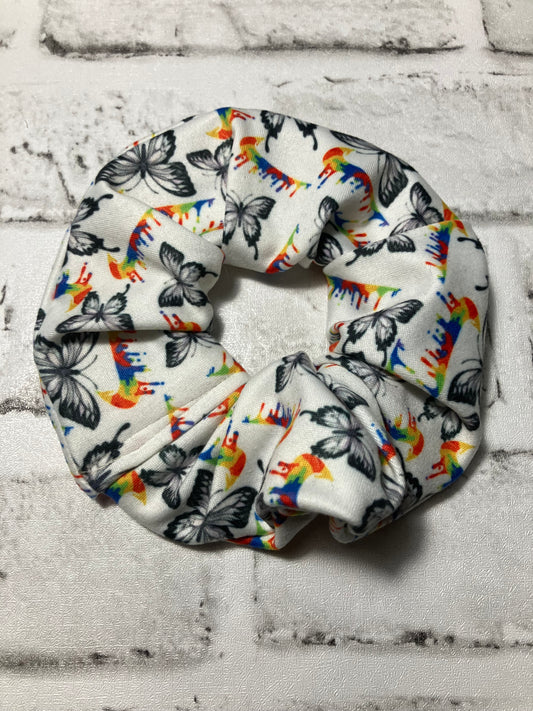 Butterfly swoosh scrunchies