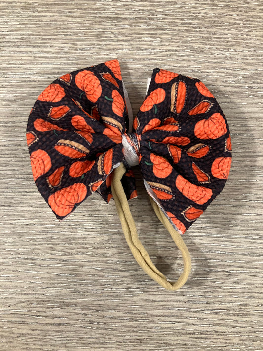 Pumpkin nylon bows