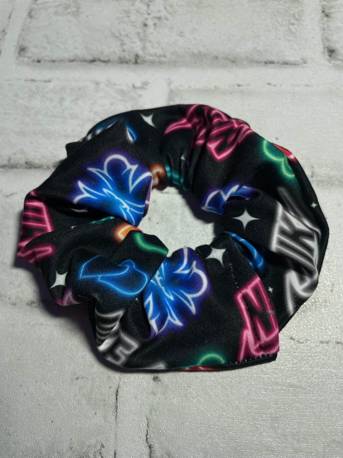 Glow swoosh scrunchies💕