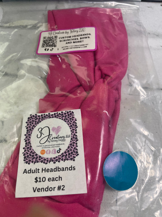 Bubblegum adult headbands
