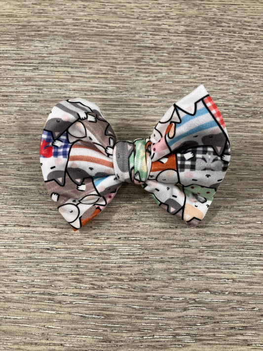 Cat sweaters clip bows