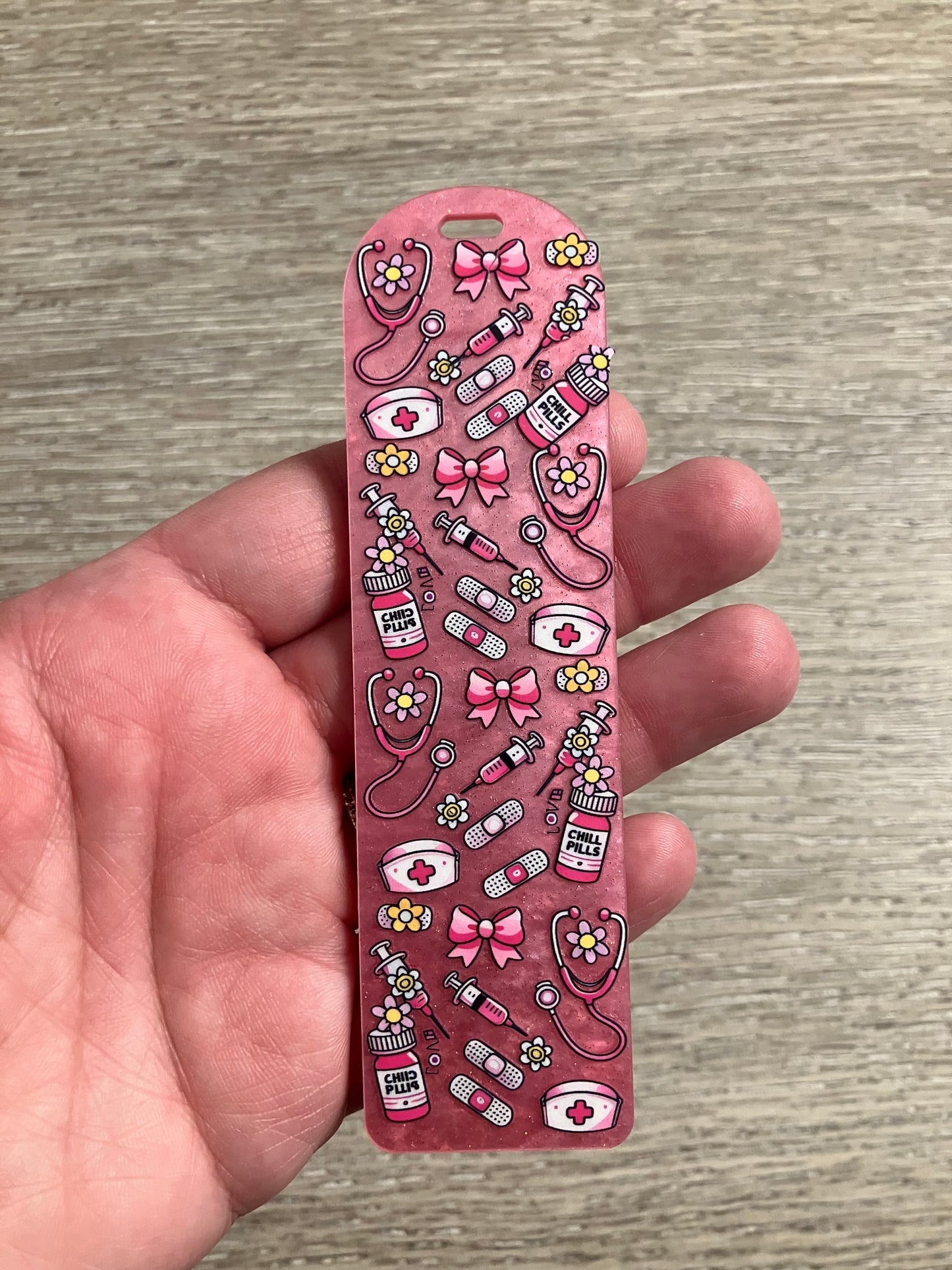 Chill pill stethoscope bookmarks