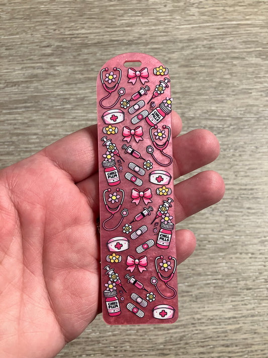 Chill pill stethoscope bookmarks