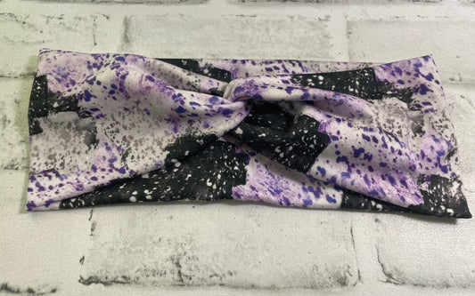 Purple cow child headbands🪩