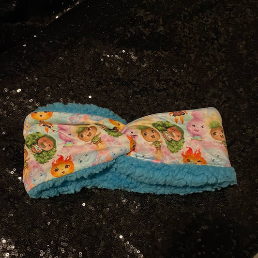 Elements blue Sherpa ear warmer child💜
