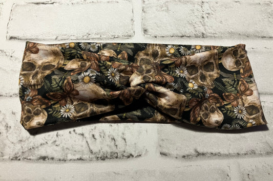 Skull dragonfly adult headbands