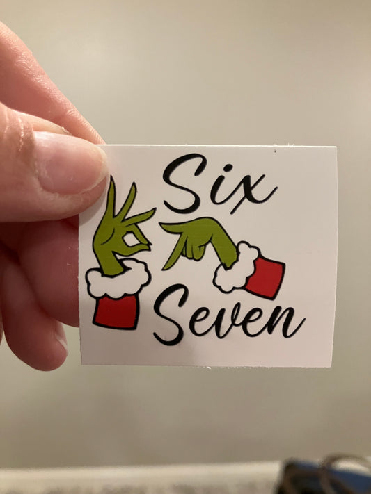 Mean guy 67 stickers