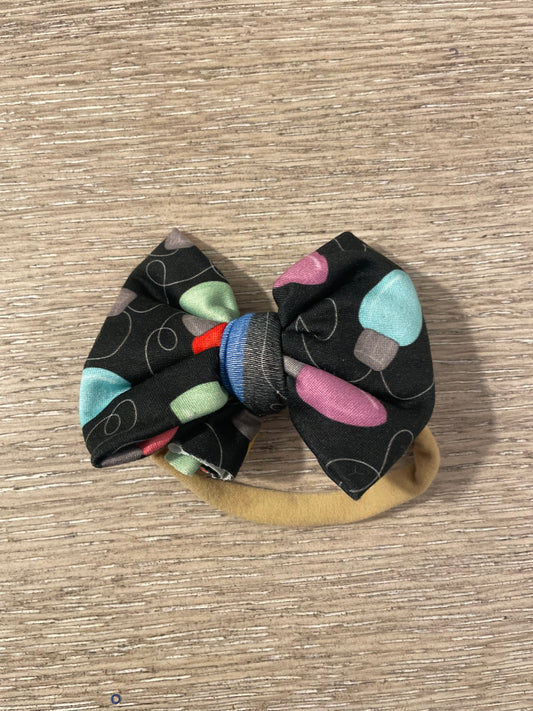 Christmas lights bow