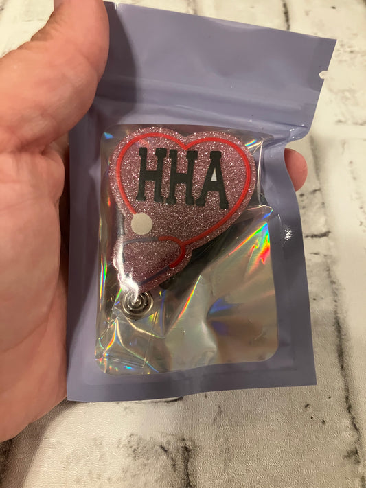 HHA badge reel