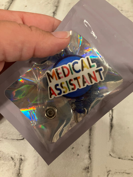 Medical assistant badge reel