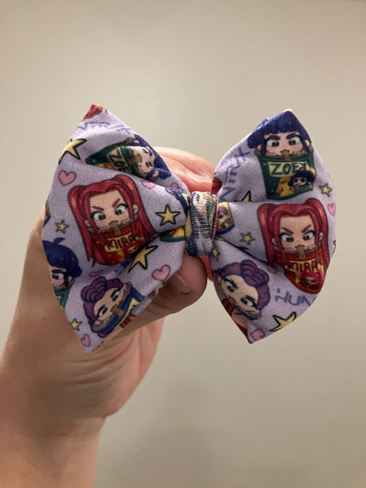 Ramen k pop clip bows