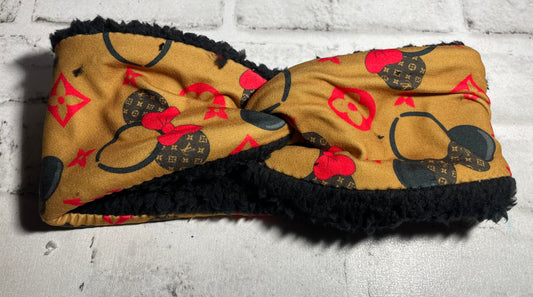 Mouse high end adult ear warmer💜