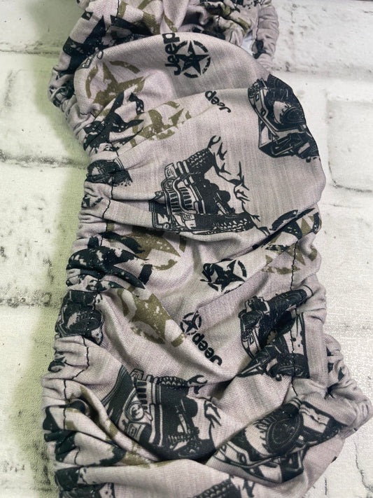 Gray offroad steering wheel cover