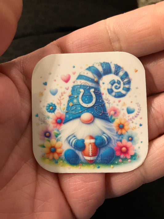Horseshoe gnome sticker