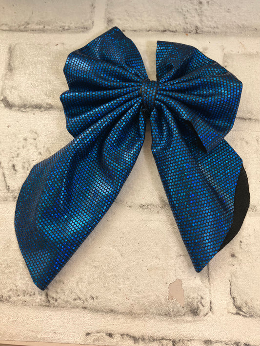 Blue sailor bows
