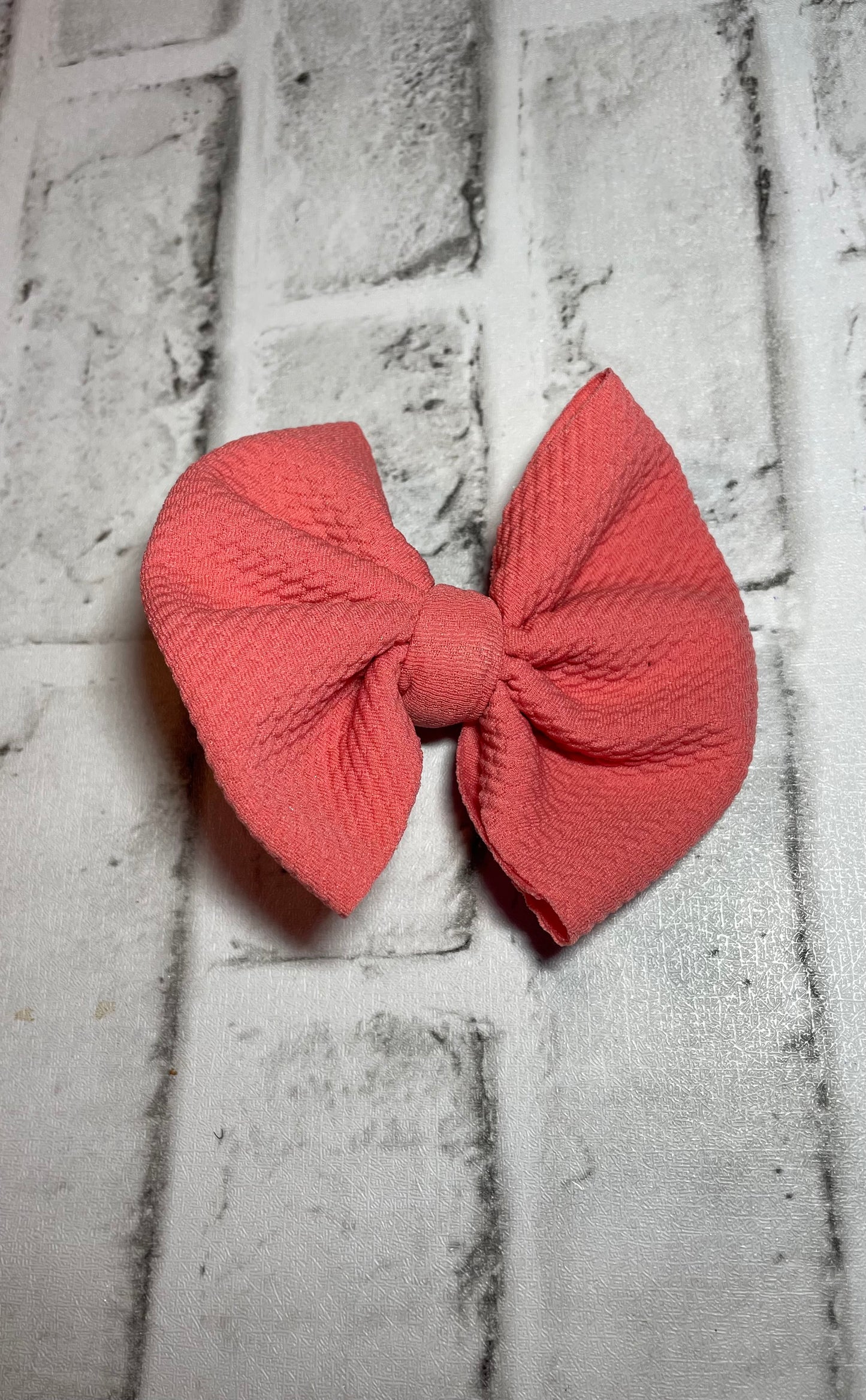 Watermelon clip bow