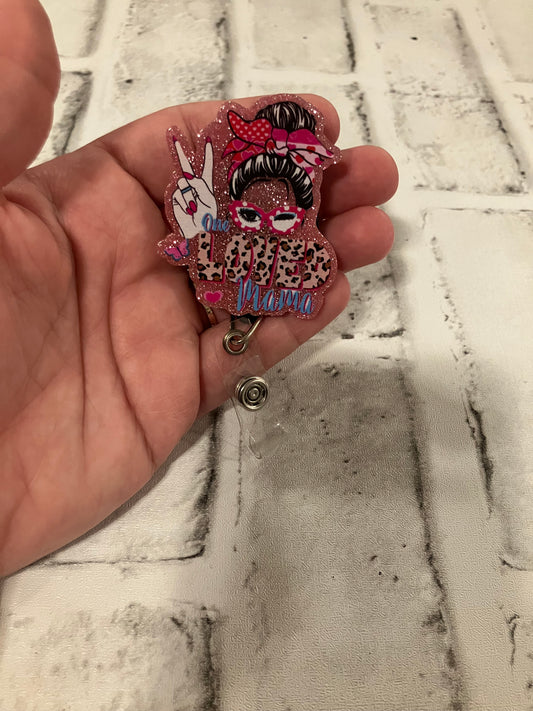 Loved mama badge reel